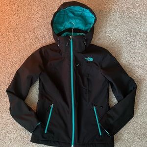 Womens Northface waterproof jacket with hood
